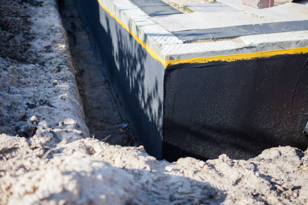 SJ Waterproofing Pros completing home waterproofing near Columbia, IL